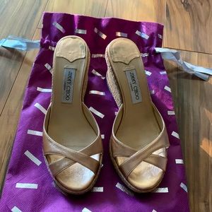 Jimmy Choo wedge heals (worn once)